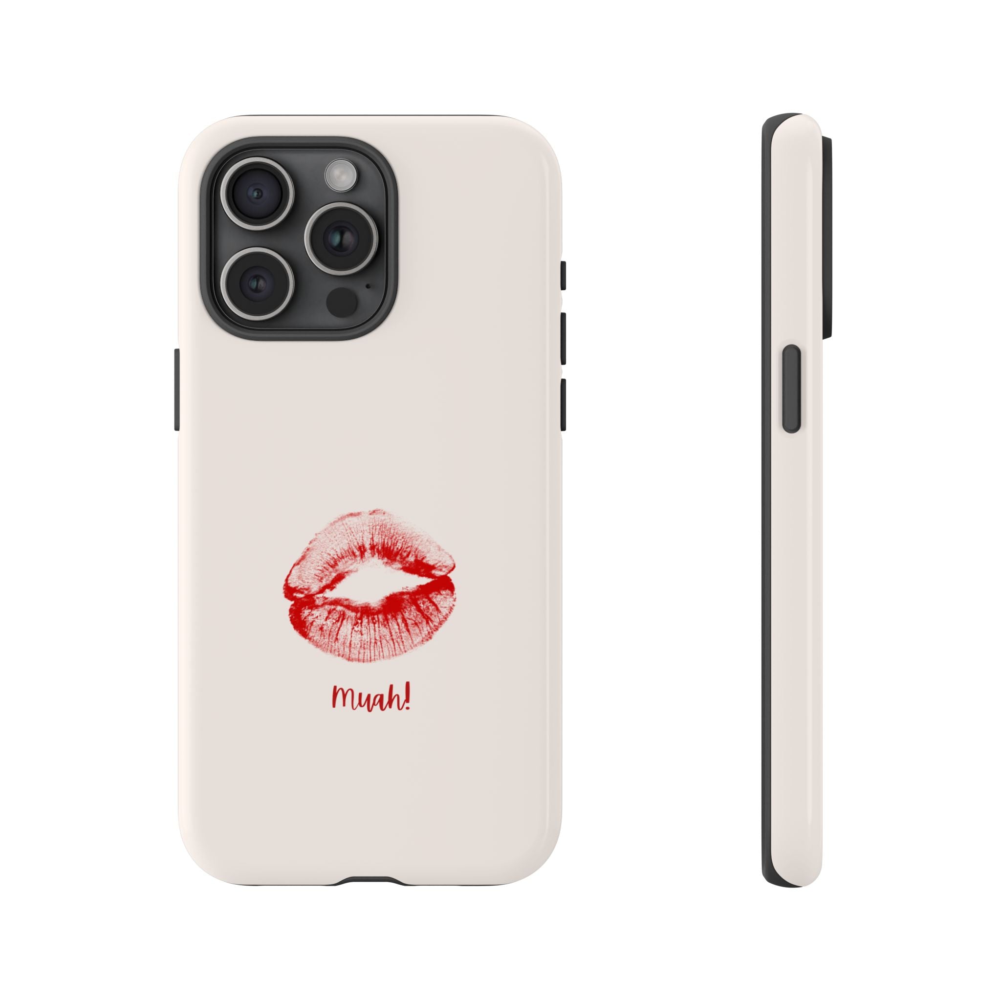 Red Lip Print Phone Case