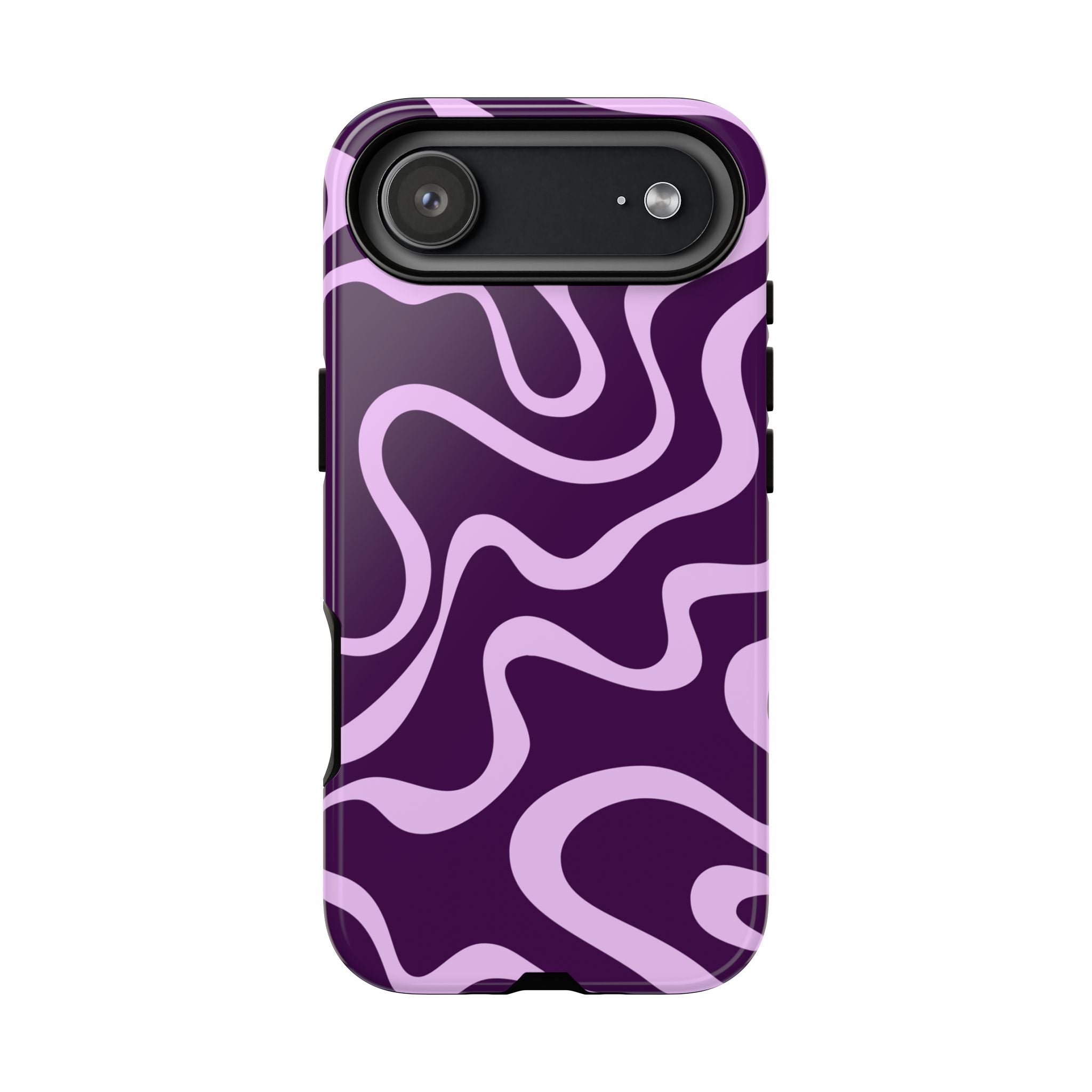 Purple Retro Wavy Phone Case