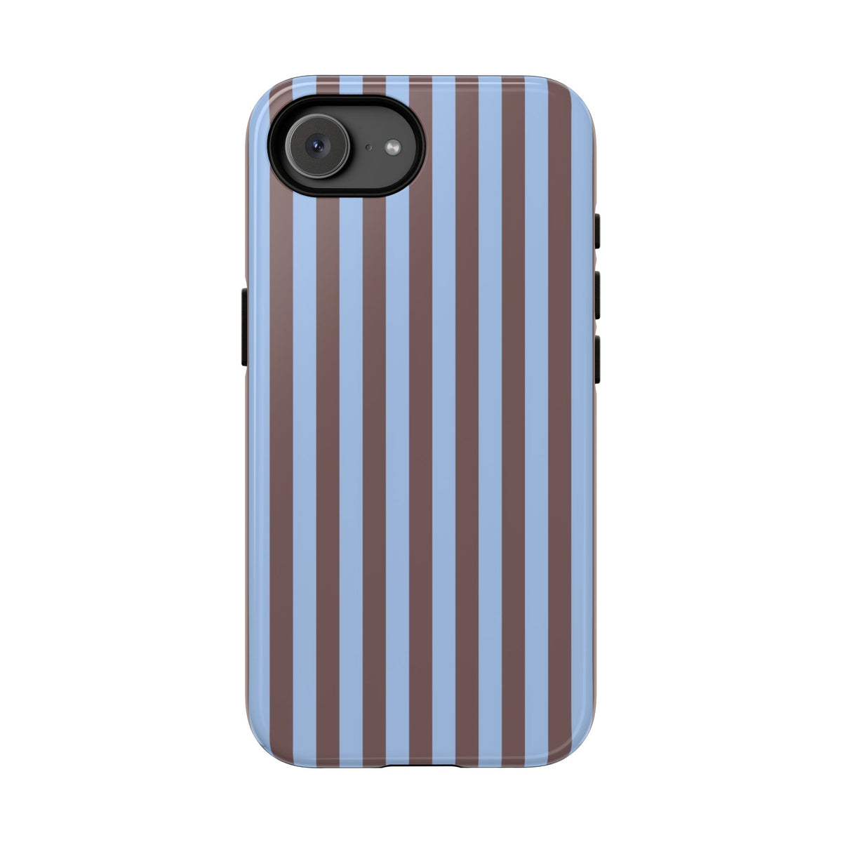 Blue & Brown Stripe Phone Case