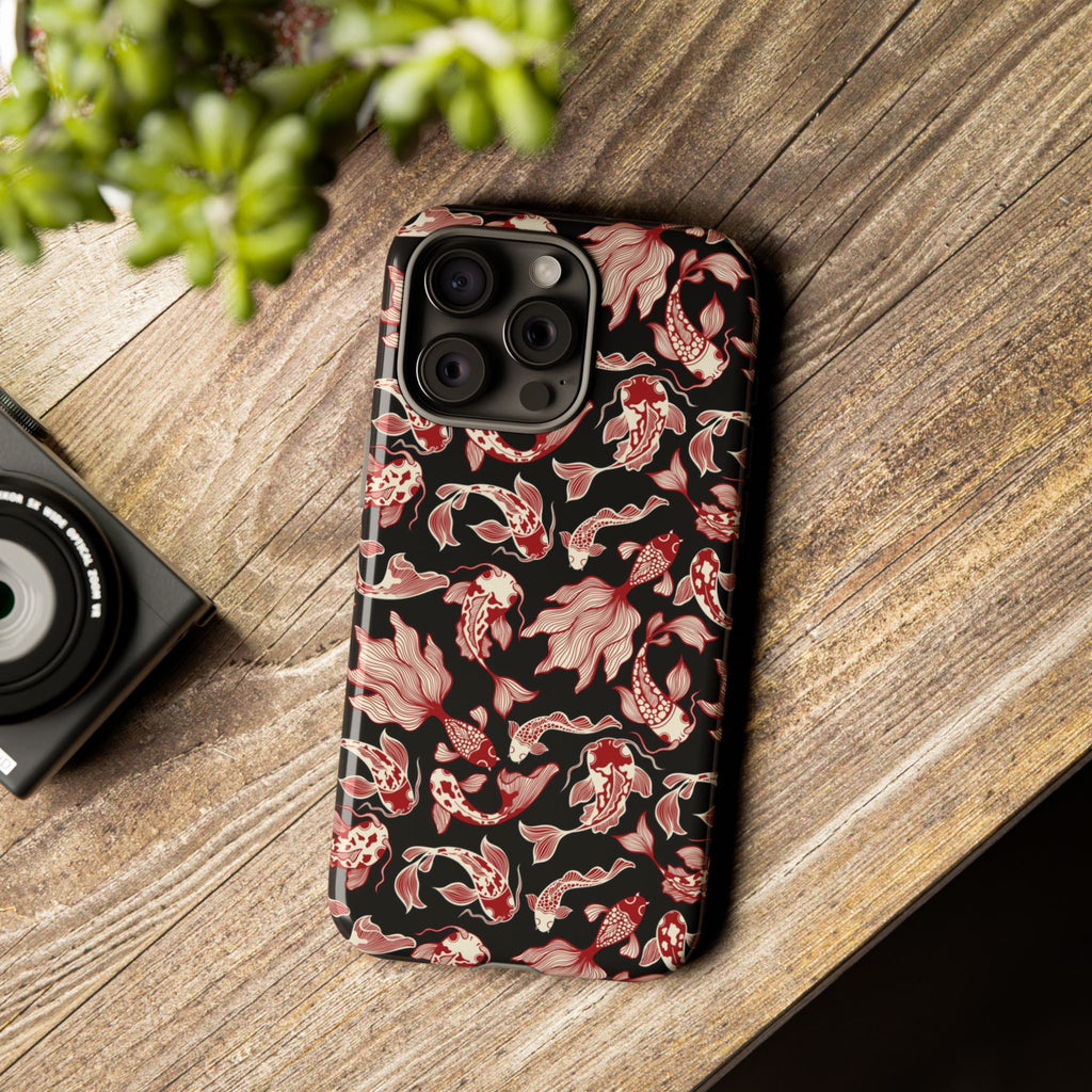 Crimson Koi Phone Case