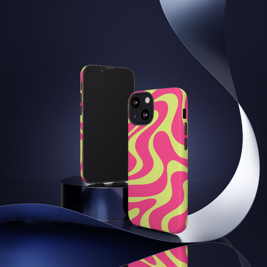 Neon Wavy Phone Case