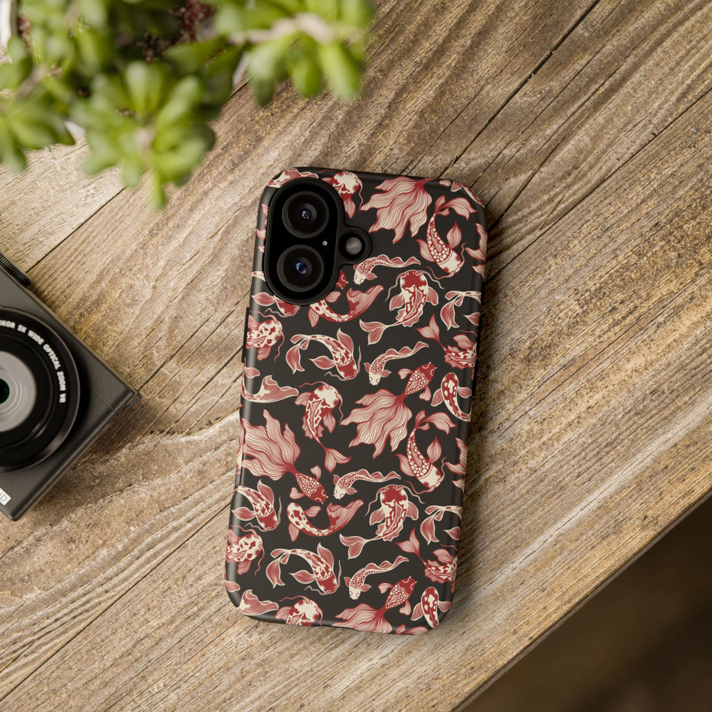 Crimson Koi Phone Case
