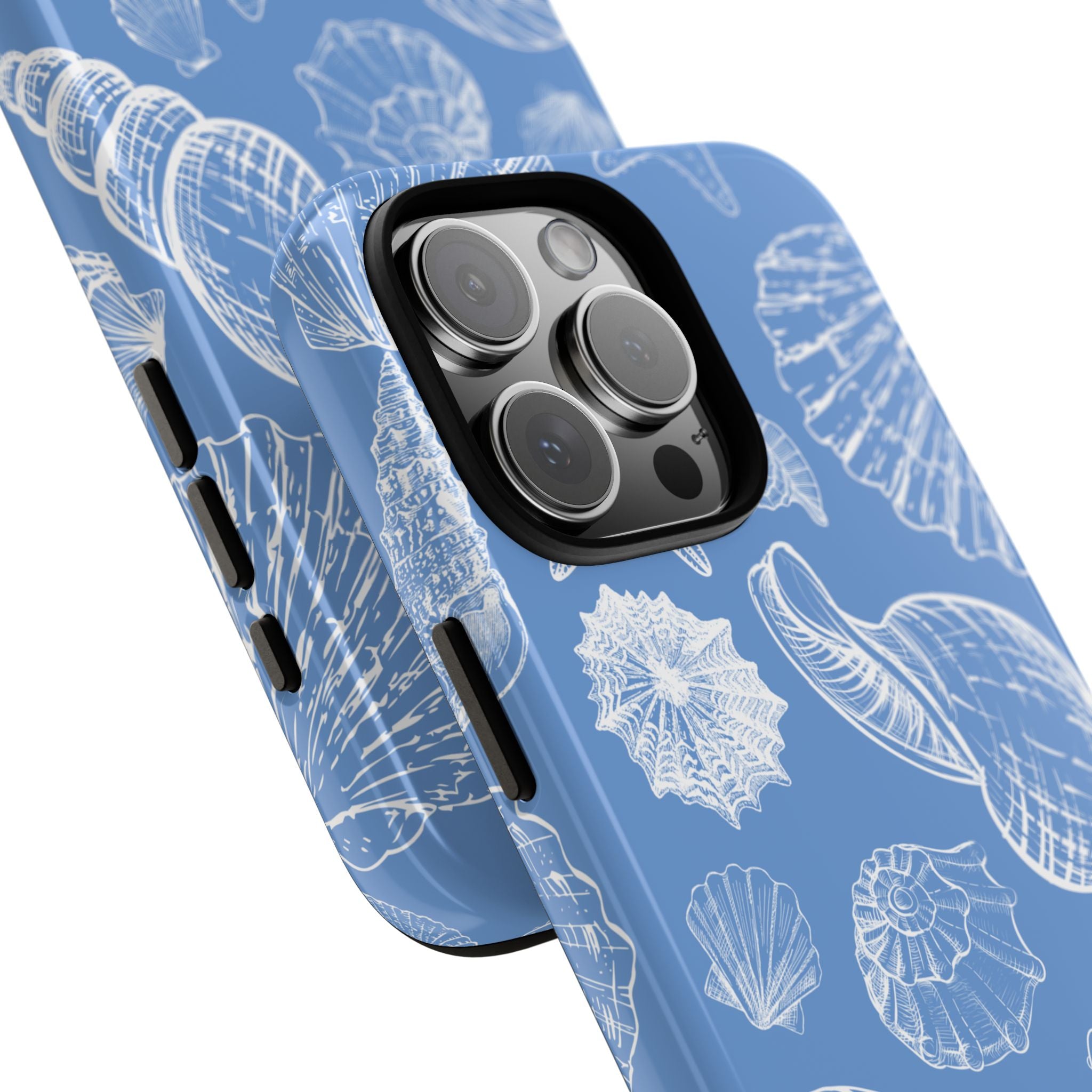 Blue Sea Shell Phone Case