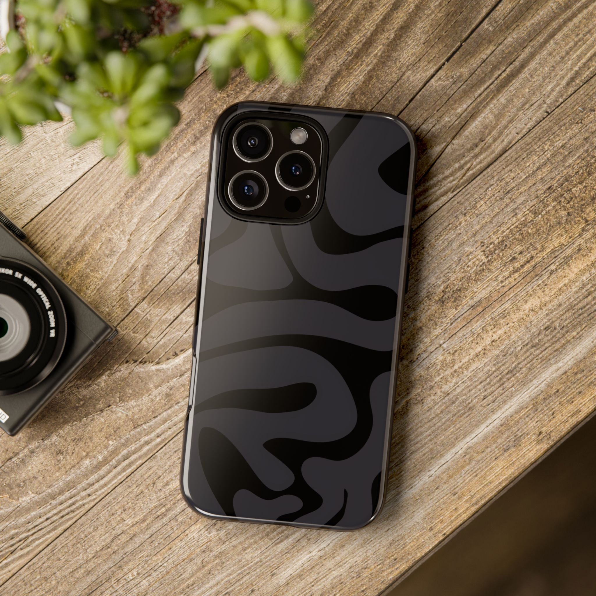 Black Swirl Phone Case