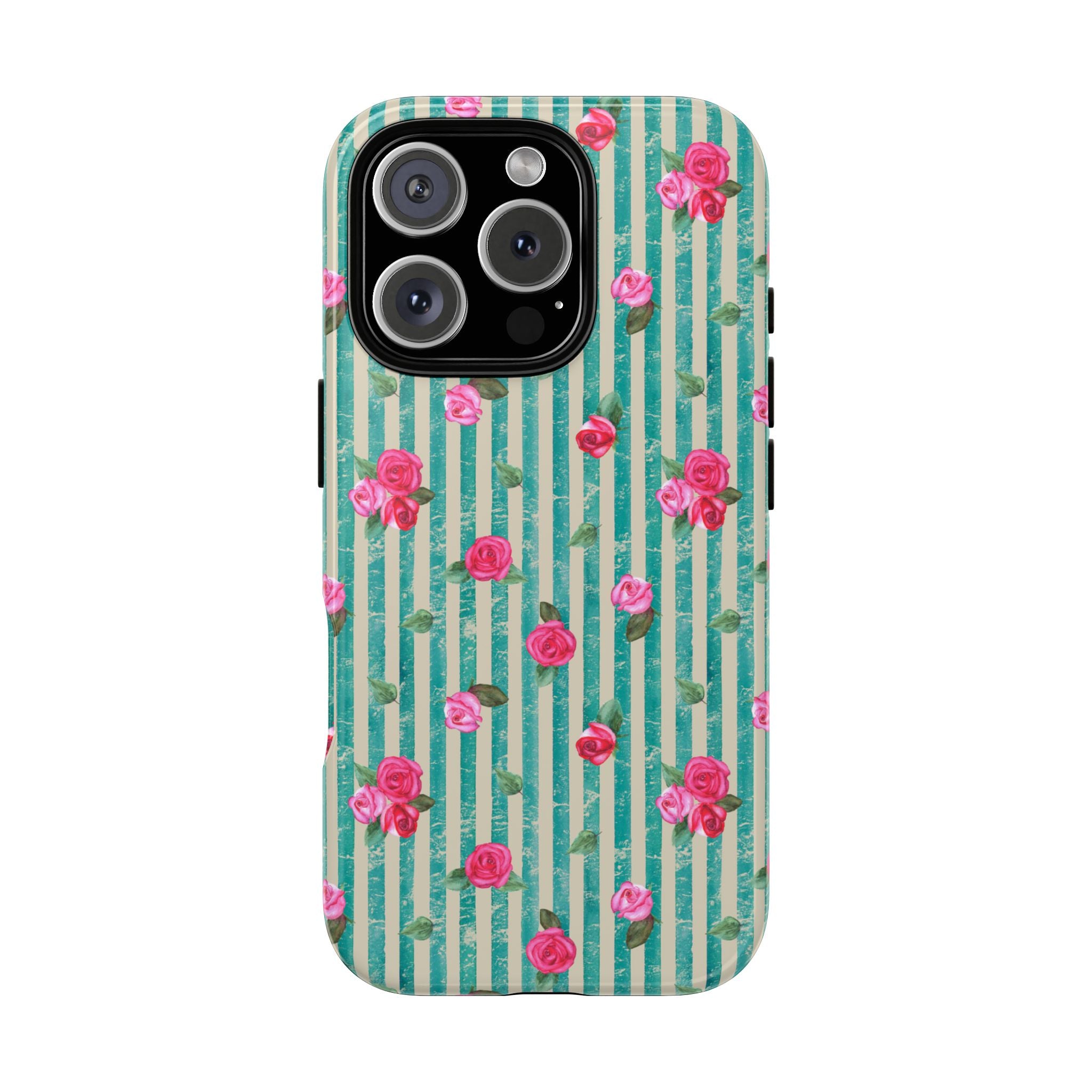 Floral Stripe Phone Case