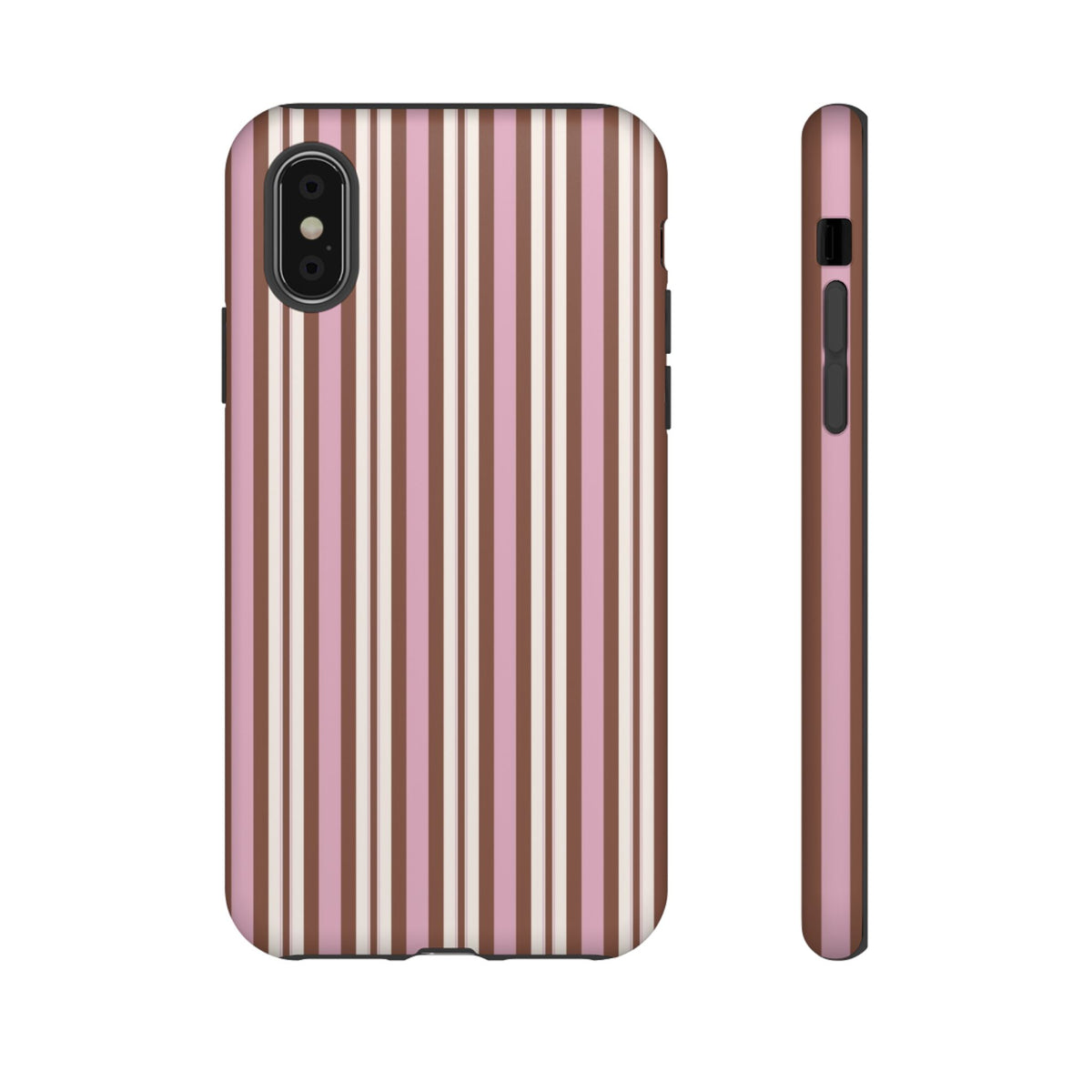 Striped Pink Tough Phone Case