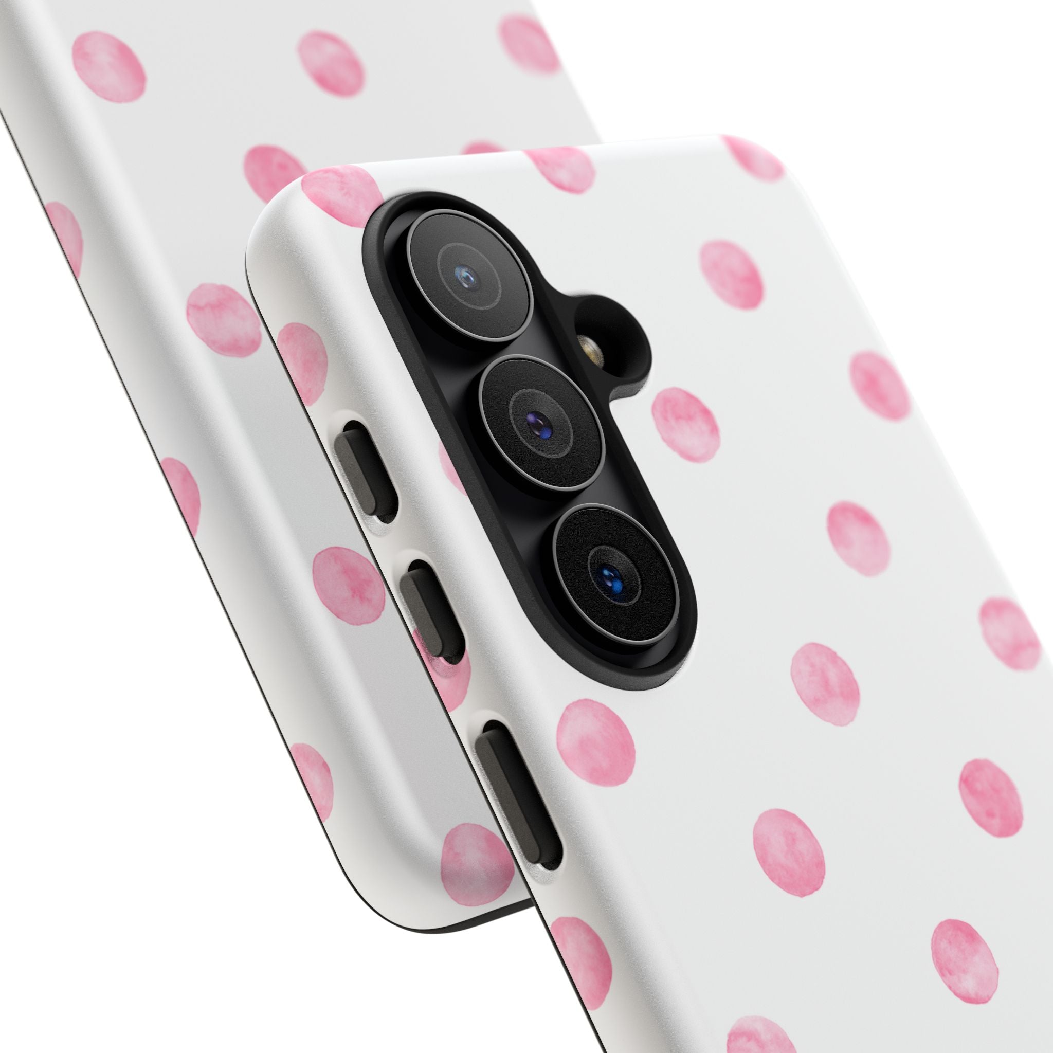 Pink Watercolor Polka Dot Phone Case