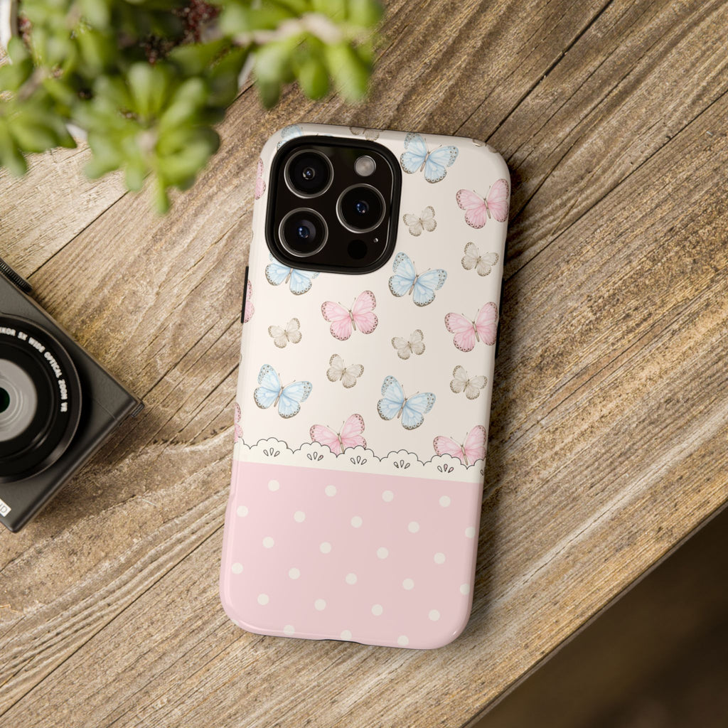 Butterfly Polka Phone Case
