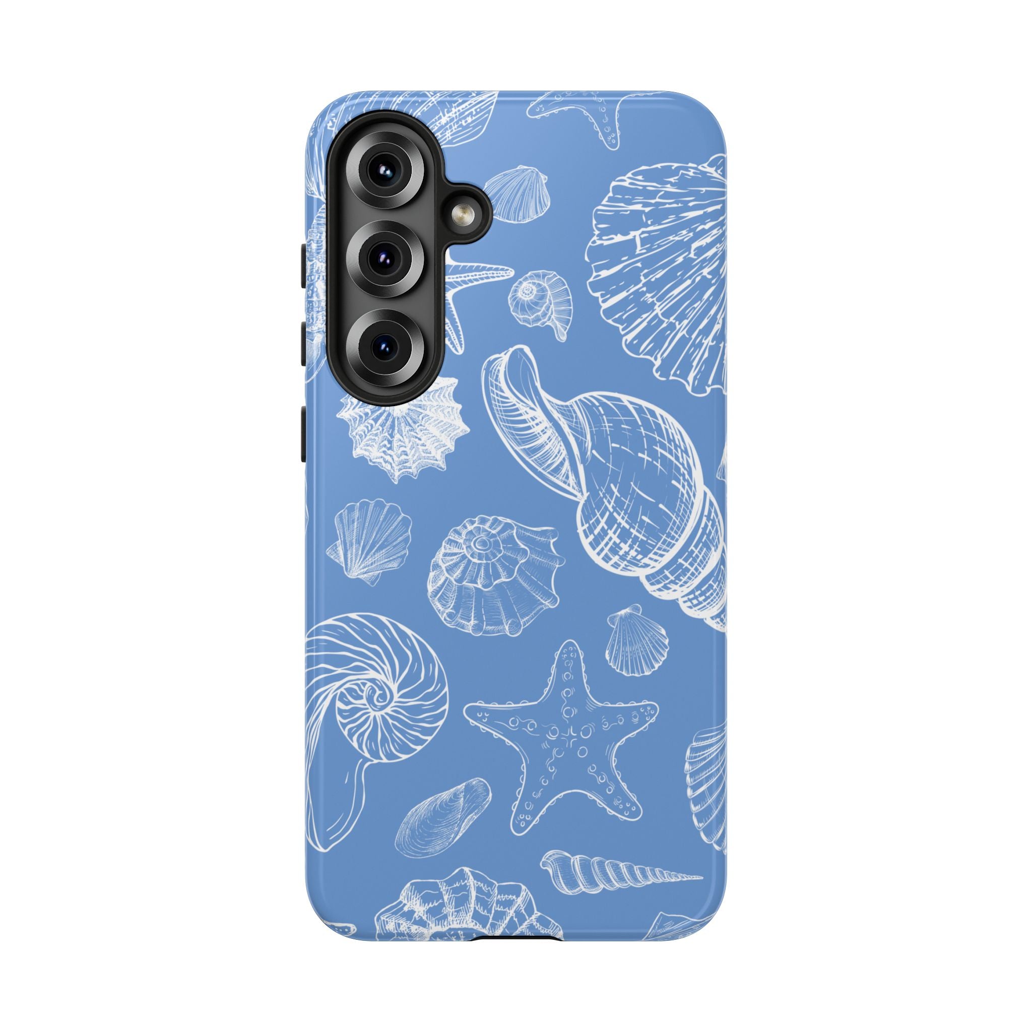 Blue Coastal Shell Phone Case