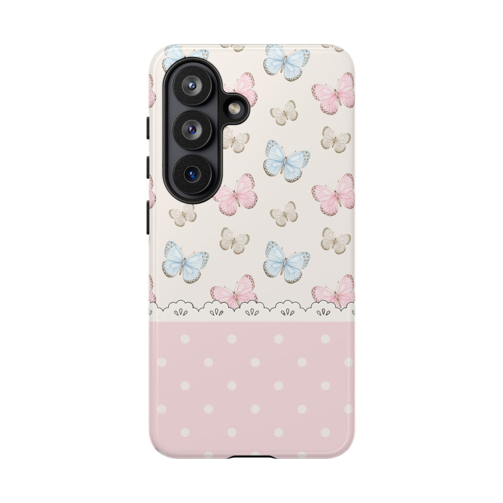 Butterfly Polka Dot Phone Case