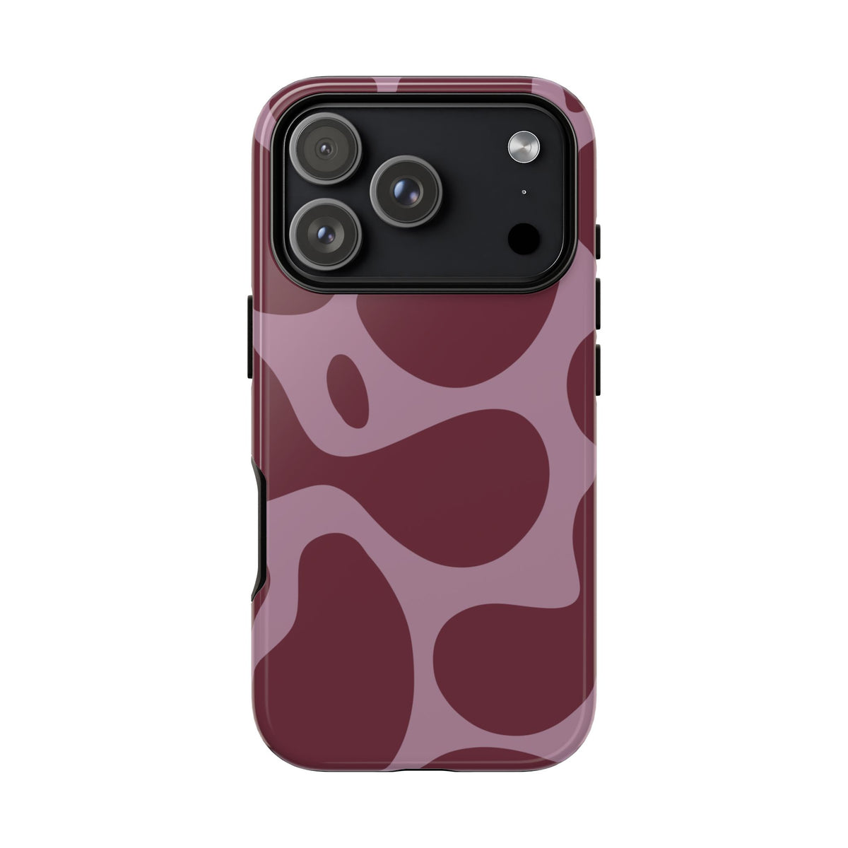 Abstract Burgundy Phone Case