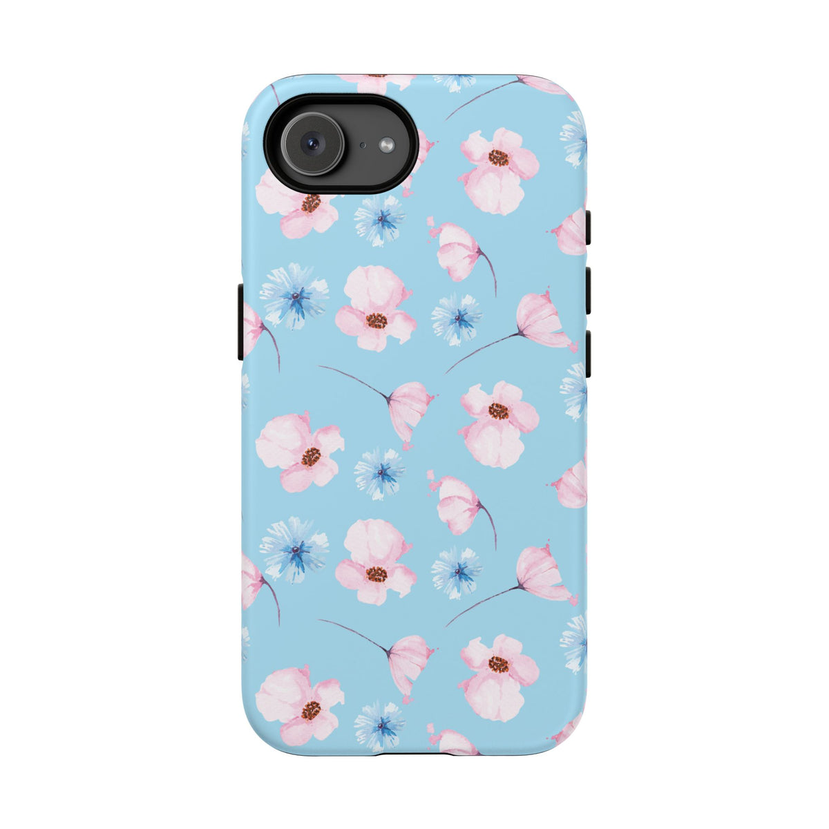 Blue & Pink Floral Phone Case