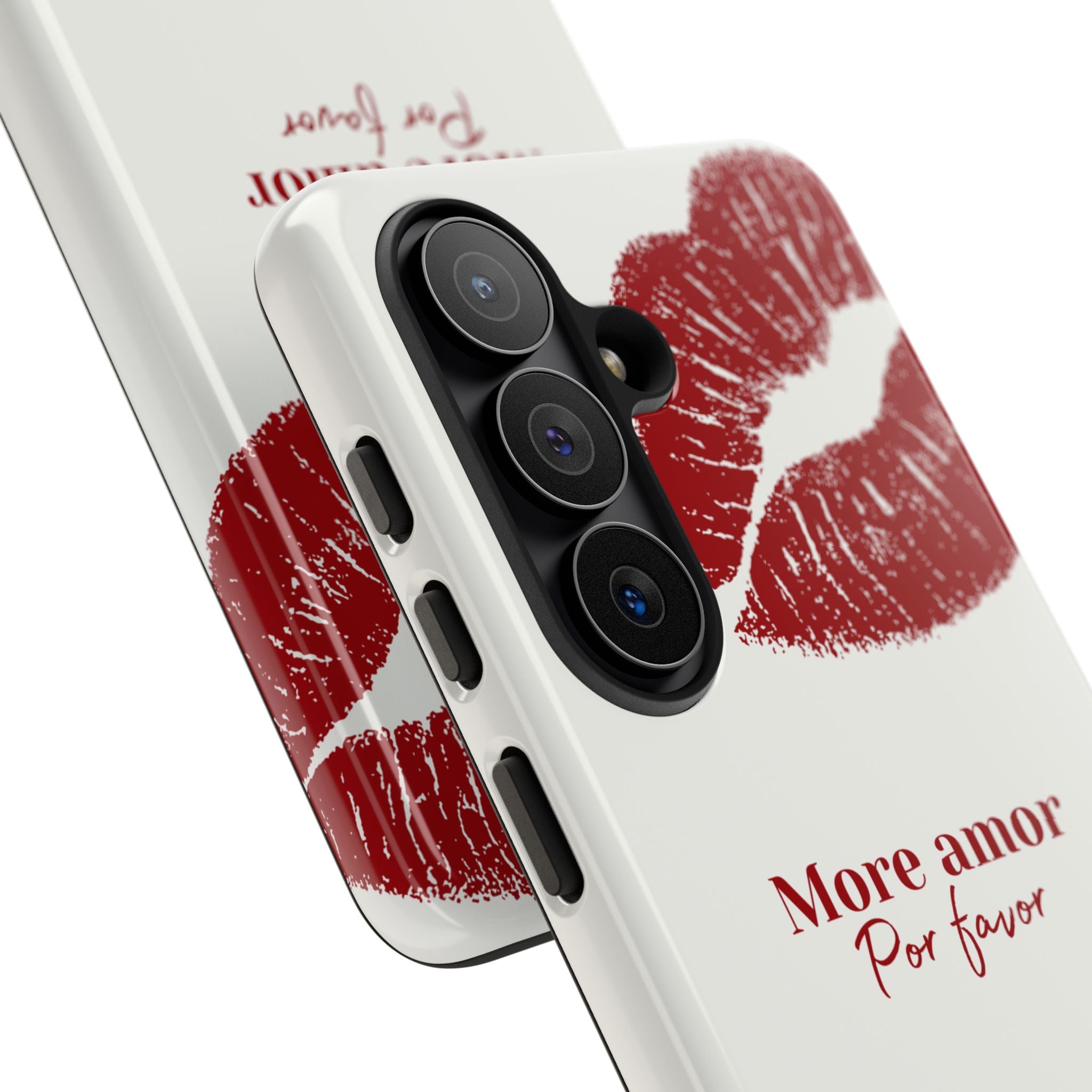 More Amor Por Favor Red Lip Print Phone Case