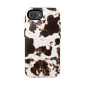 Brown Cow Print Phone Case