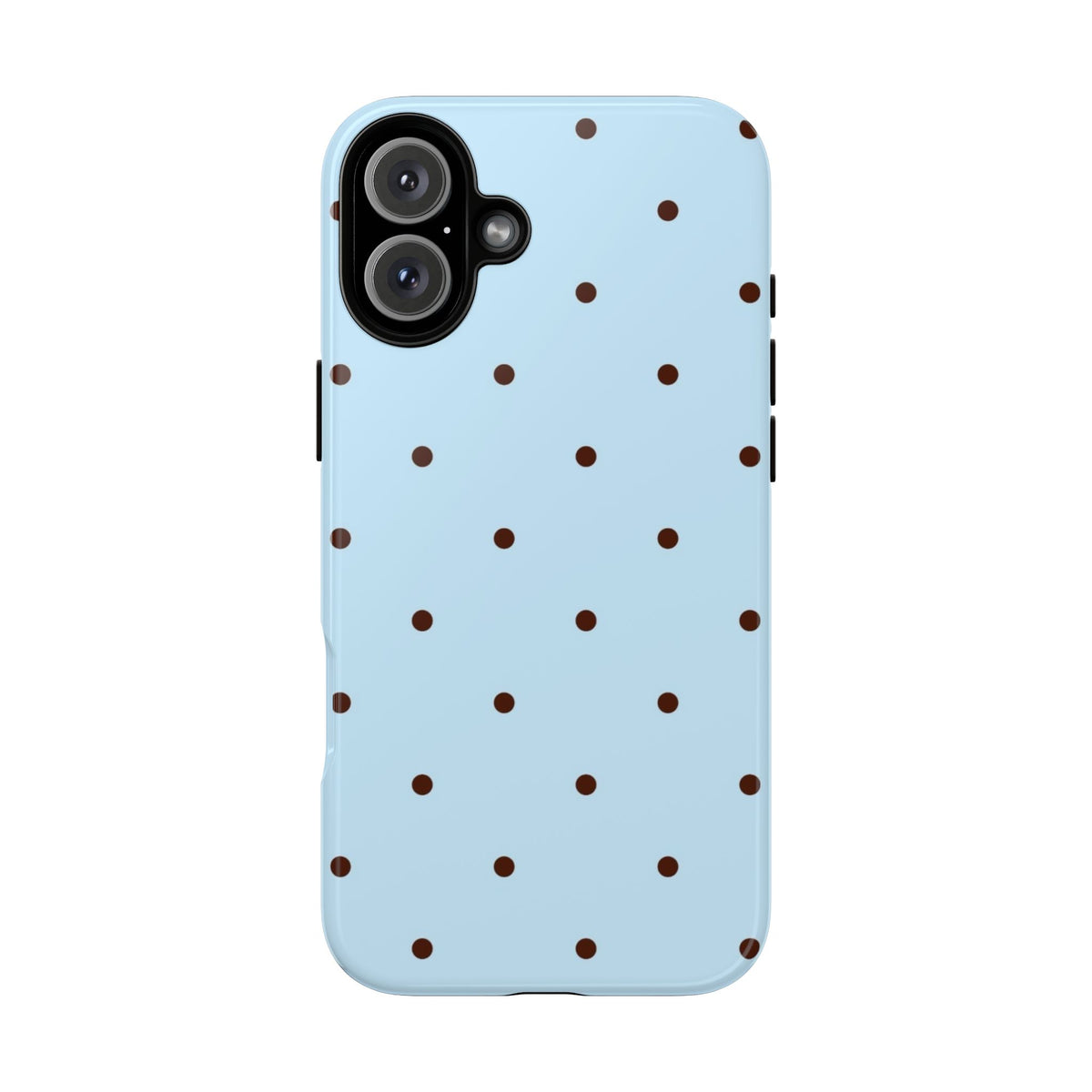 Blue & Brown Polka Dot Tough Phone Case