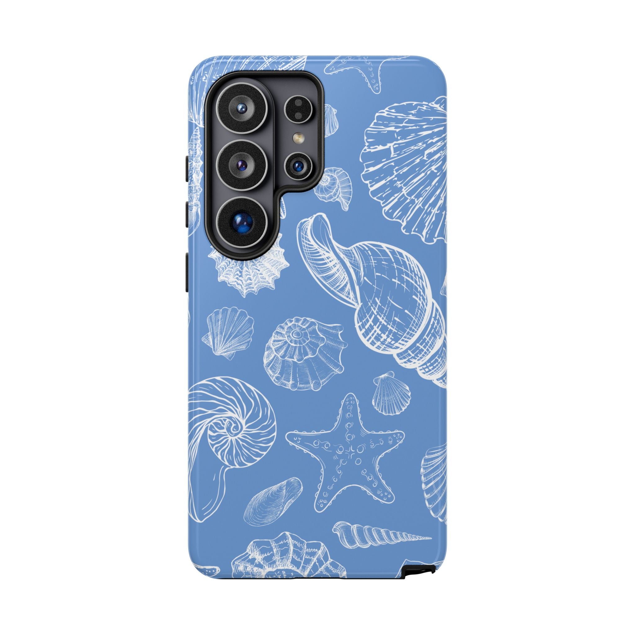 Blue Sea Shell Phone Case